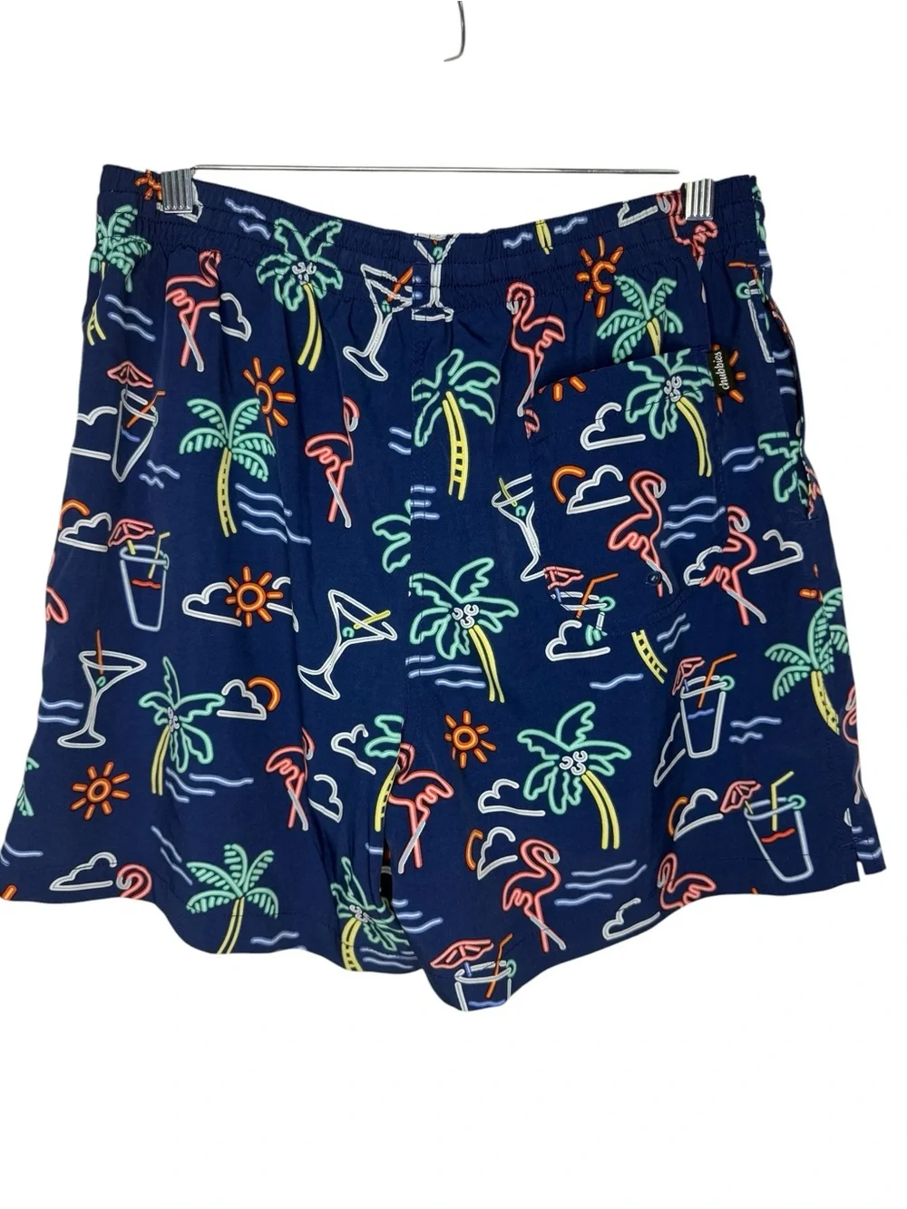 Chubbies The Neon Lights Classic Swim Trunk Navy Graphic - XLarge w/ 5.5